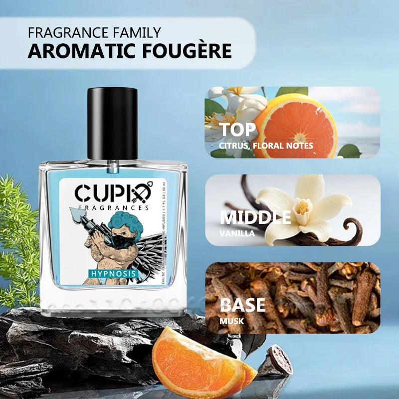10ML/50ML Cupid Original Hypnosis Pheromone Perfume Infused Cologne For Men Pheromone Perfume For Men Fragrance Attract Women