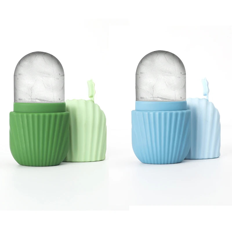 Silicone Ice Roller Massager for Face, Eyes - Natural Skin Care, Cooling and Eliminating Eye Bags, Reusable and Soothing g...