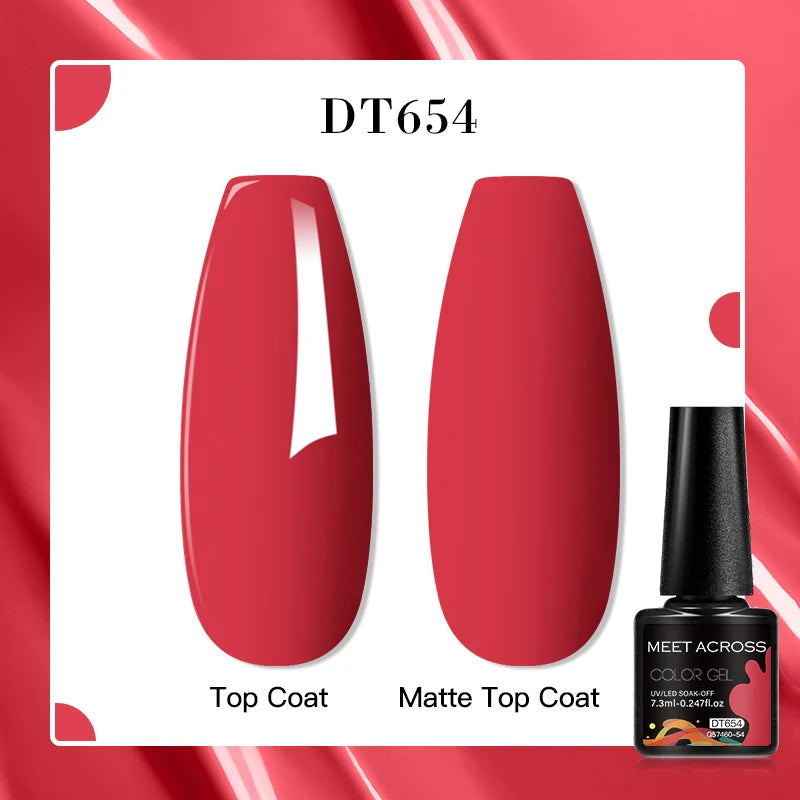 MEET ACROSS 7ml Porcelain White Cat Eye Gel Polish Holographic Glitter Magnetic Galactic Effect Gel Nail Polish Soak Off UV Gel Q57460-54