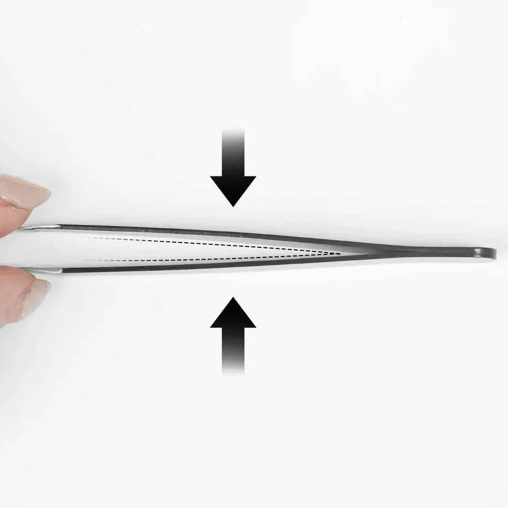 1/10pcs Black Precision Eyebrow Tweezers Stainless Steel Eye Brow Tools Professional Facial Hair Removal Shaping Makeup To...