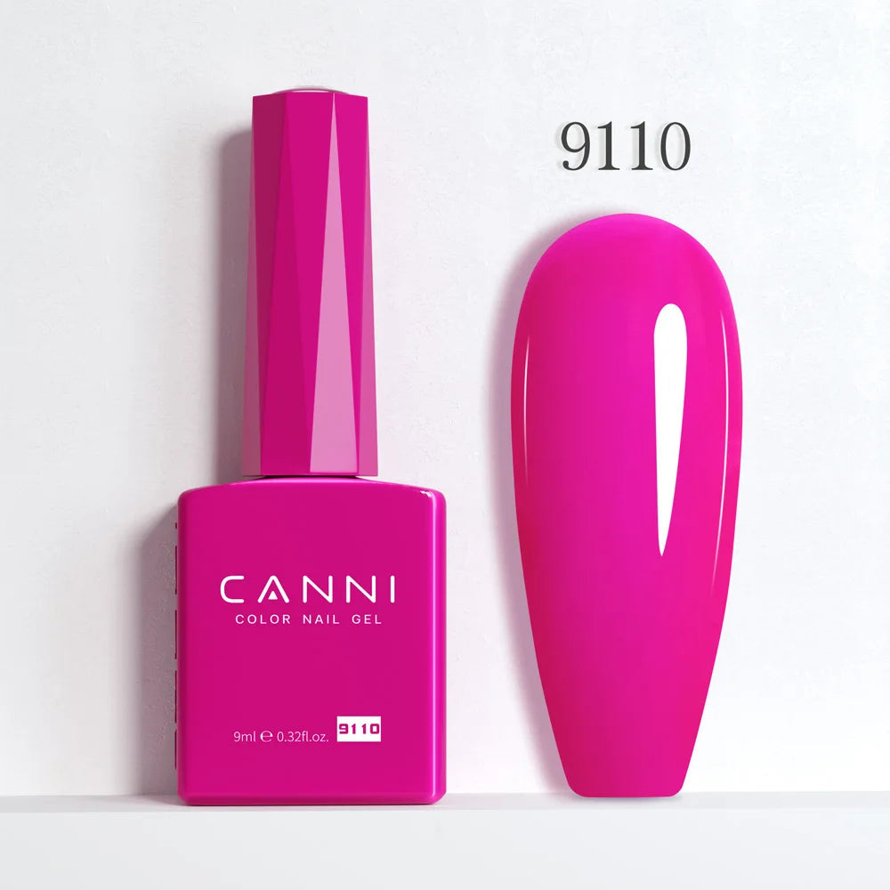 #8013 CANNI Nail Gel Polish Hema Free Super Glossy Glitter Cat Eye Gel Diamond Top Coat Semi Permanent Soak Off UV LED Varnish Aurora Glow Avenue
