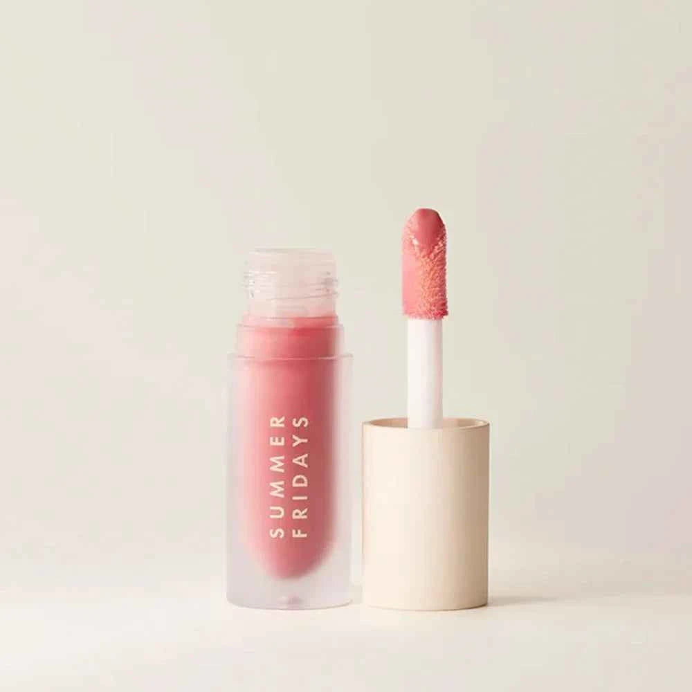 Summer Fridays Lip Balm Moisturizing Mirror Lip Gloss Lip Vanilla Pink Sugar Pink Guava Smell Lipstick Transparent Oil Mak...