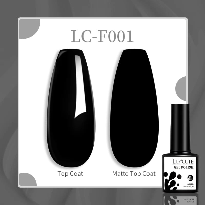 LILYCUTE 129 Colors 7ML Nail Gel Polish Nail Supplies Vernis Semi Permanent Nail Art Manicure Soak Off LED UV Gel Nail Var...
