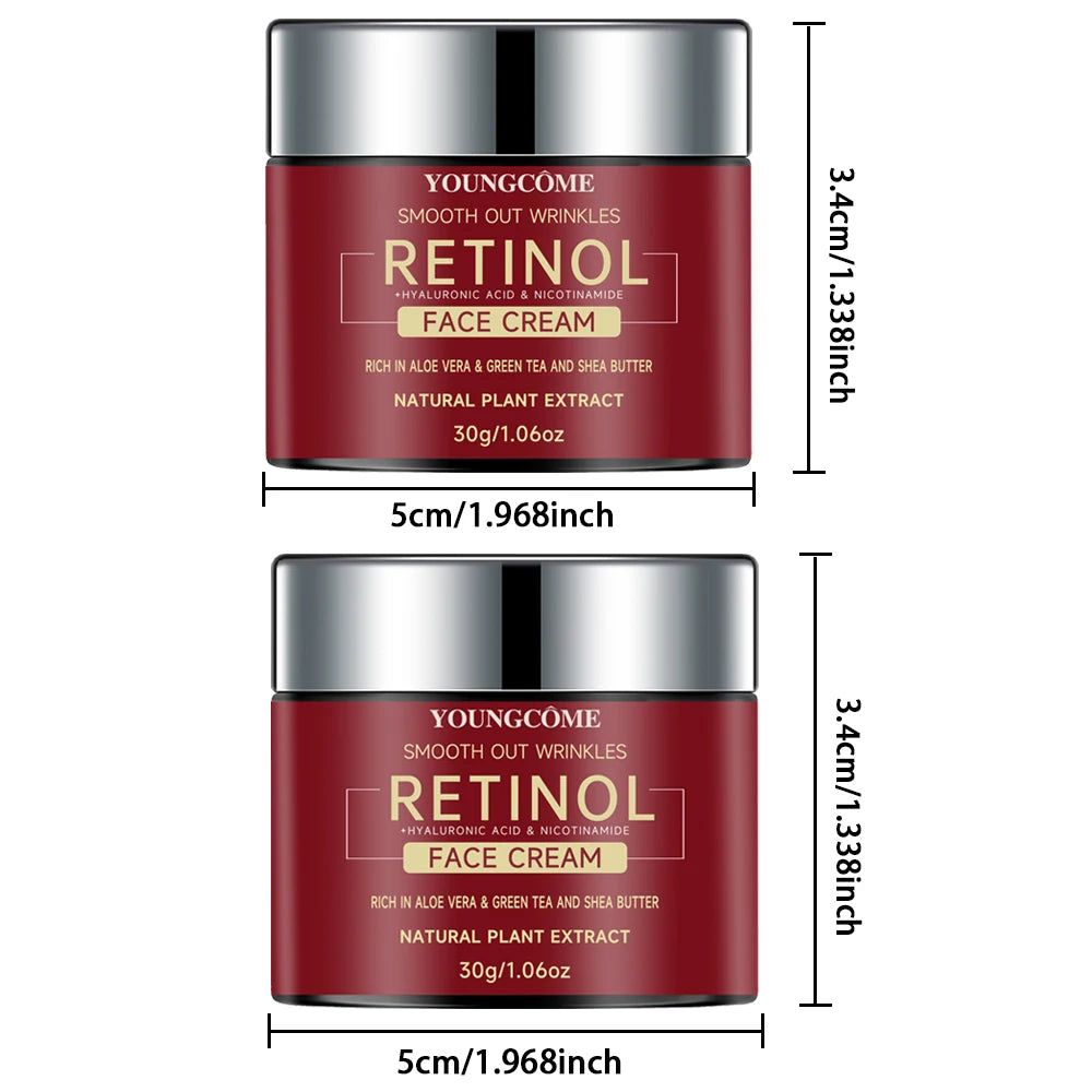 Retinol Lifting Firming Cream Repairing Moisturizing Nourishing Cream Brightening Skin Facial Cream Anti-Aging Face Skin C...