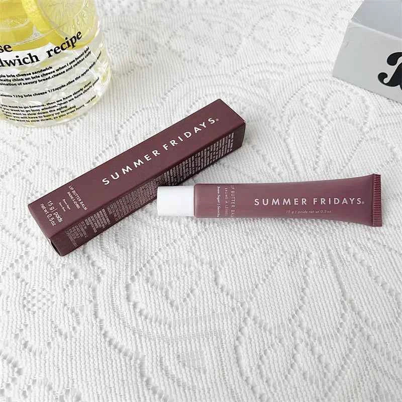 Summer Fridays Lip Oil Moisturizing Lip Gloss Sweet Mint Vanilla Sugar Coffee Cake Cocoa Lipstick Transparent Makeup Suit ...