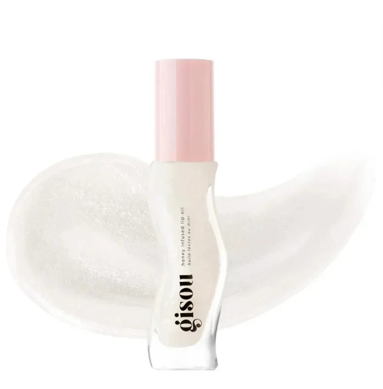 Gisou Lip Oil Hydrating Transparent Lip Gloss Plumping Moisturizing Without Drying Out Exfoliating Serum Lip Care Cosmetic