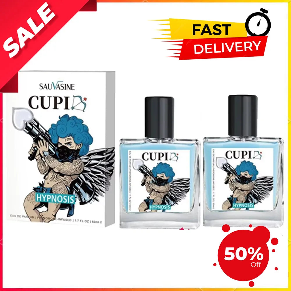 For Cupid Cologne Man Perfume Pheromone Cologne for Men Long Lasting Enhances Intimacy Hombre Perfume Attract Women 50ml A...
