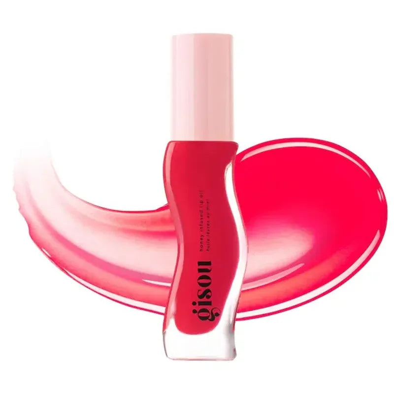 Gisou Lip Oil Hydrating Transparent Lip Gloss Plumping Moisturizing Without Drying Out Exfoliating Serum Lip Care Cosmetic