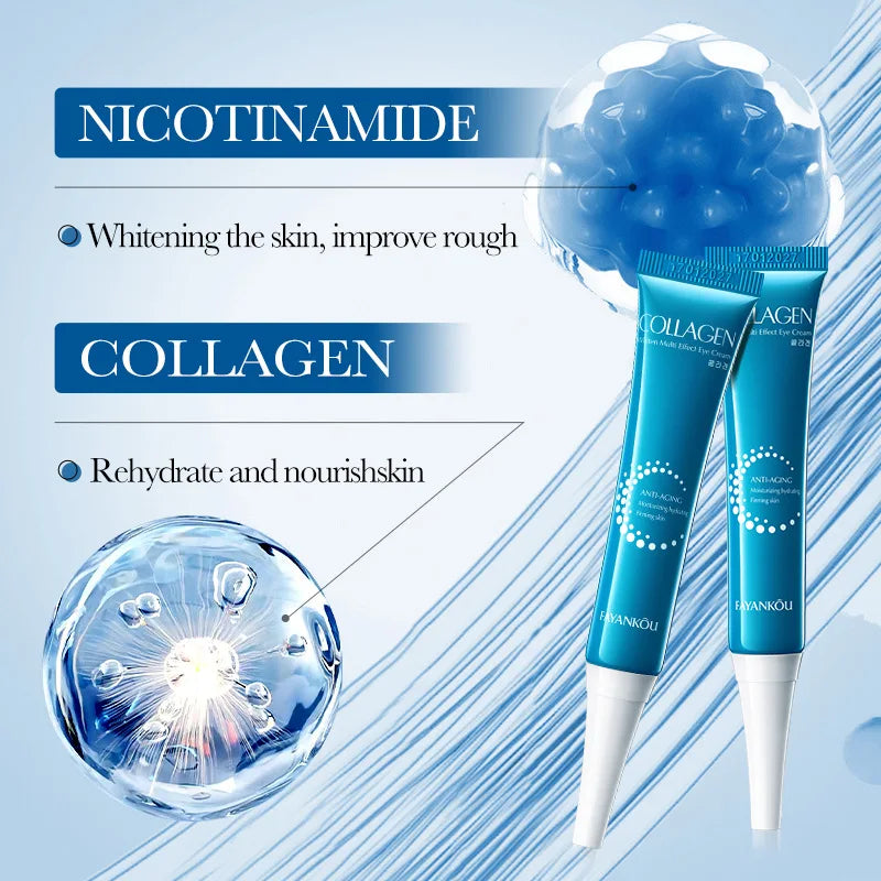 60pcs/box Crystal Collagen Eye Mask Anti Dark Circles Remove Eye Bags Firming Moisturizing Eye Patches Gel Pads Eyes Skin Care Aurora Glow Avenue