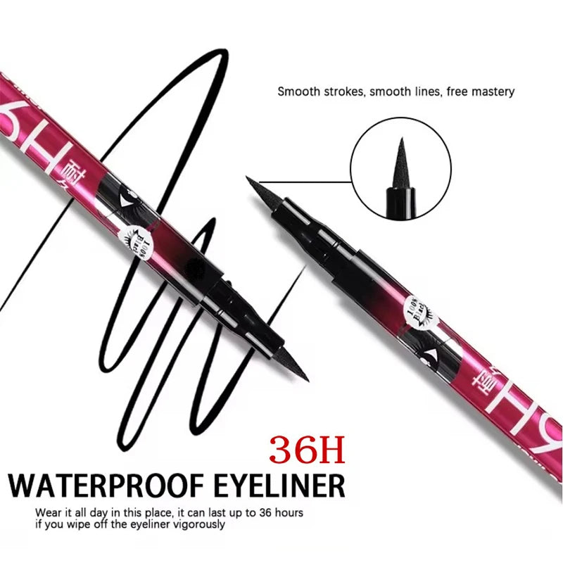 1/2/5pcs Waterproof & Sweat-Proof Black Eyeliner Pencil Long-lasting and Non-smudged Eyeliner Liquid Pen for Bold Eye Makeup Aurora Glow Avenue
