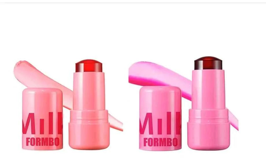 1/2/4PCS Jelly Lipstick Cheek Blush Stick Long Lasting Moisturized Blusher Sticker Lip Gloss Rouge Cream Facial Makeup Cosmetics ZH1