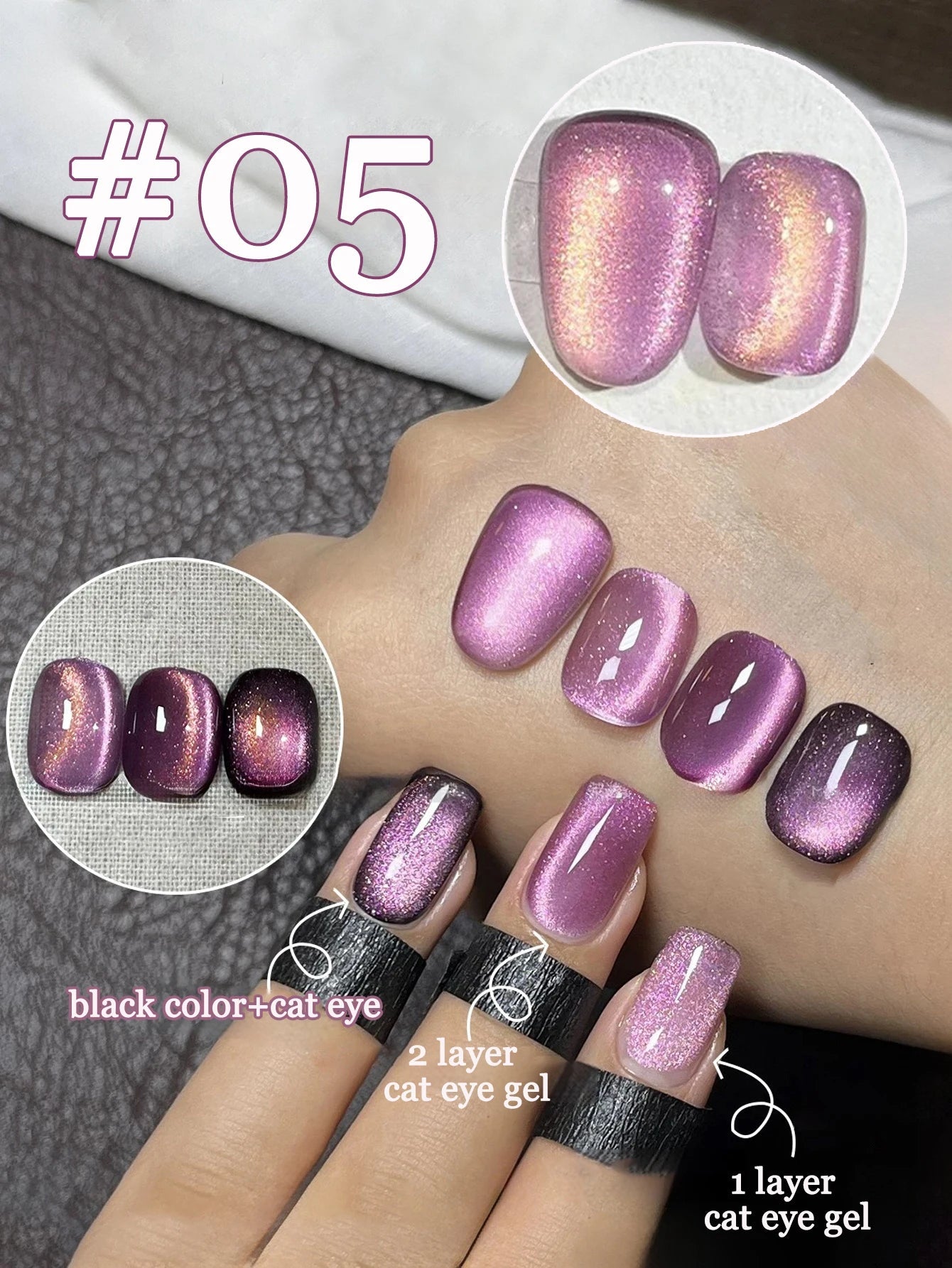 1-24pcs WS White Silver Cat Eye Magnetic Gel Nail Polish Ultra Shine Soak Off UV Gel Mirror Glass Cat Magnet Gel Varnish X...