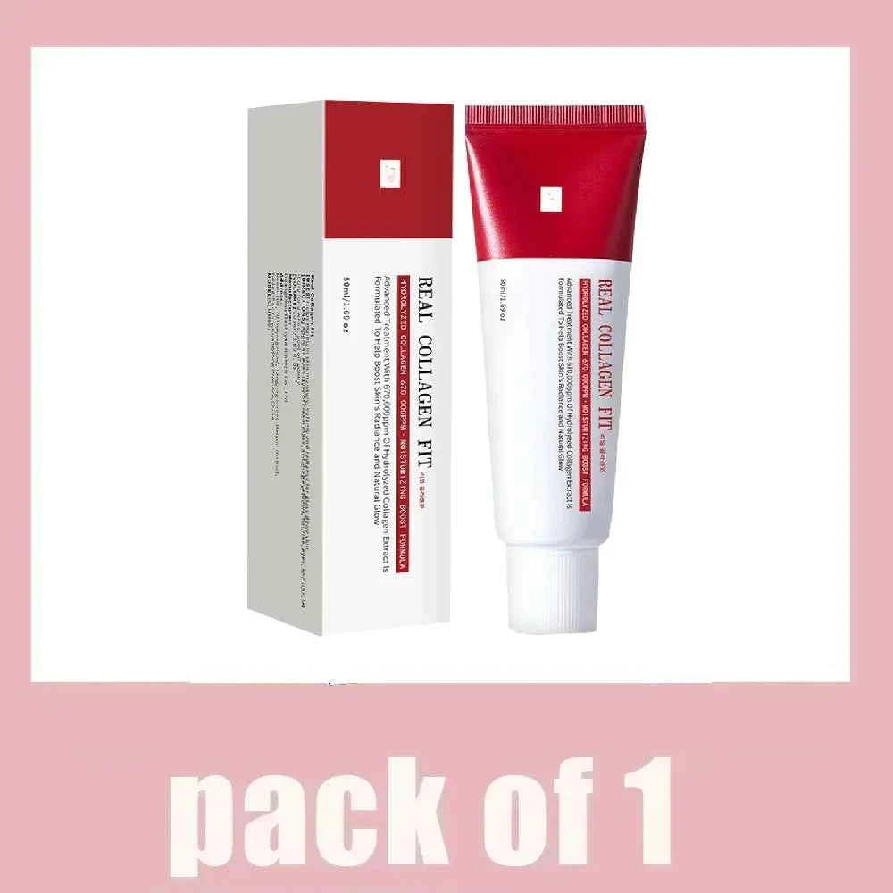 Real Collagen Fit, Collagen Wrapping Mask, Collagen 670,000ppm, Peel Off Facial Mask for elasticity, Hydrating, Glow, Glas...