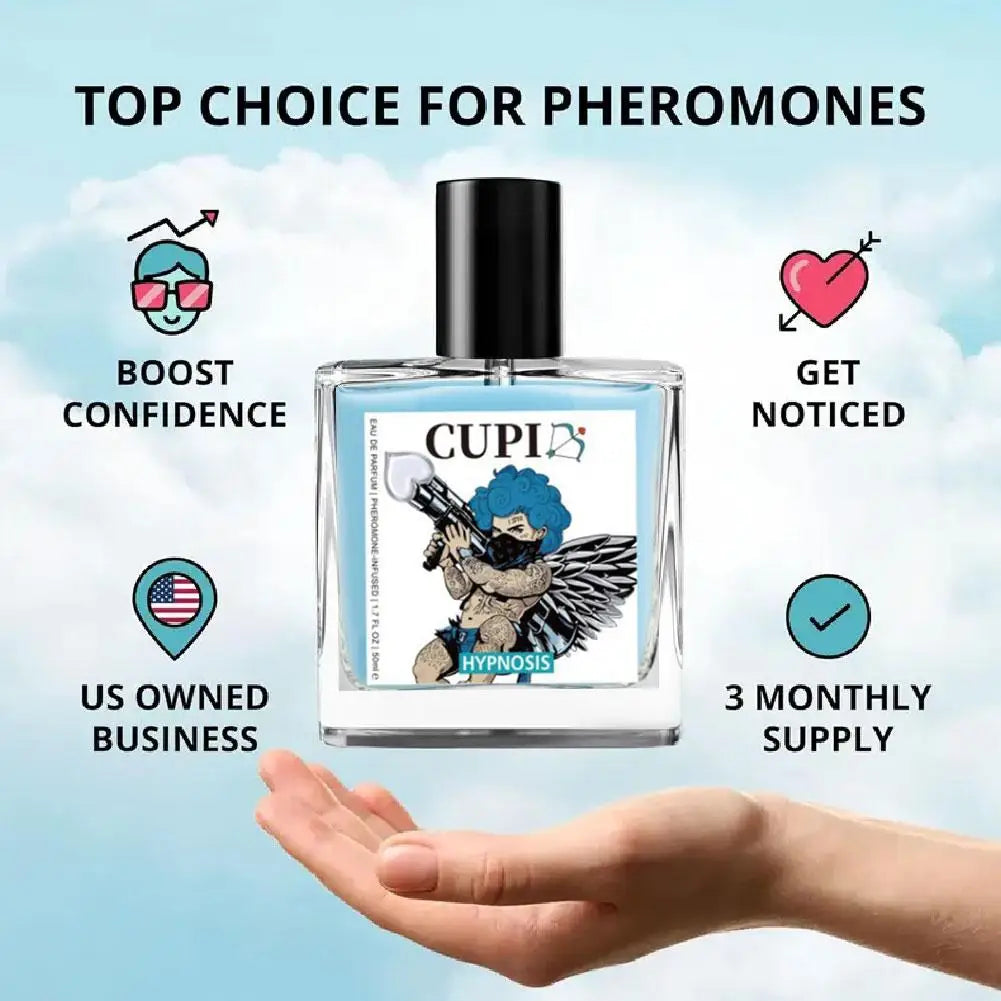 For Cupid Cologne Man Perfume Pheromone Cologne for Men Long Lasting Enhances Intimacy Hombre Perfume Attract Women 50ml A...