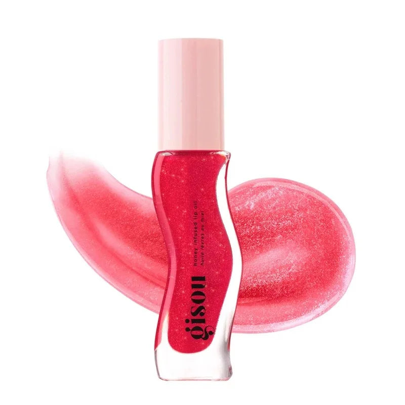 Gisou Lip Oil Hydrating Transparent Lip Gloss Plumping Moisturizing Without Drying Out Exfoliating Serum Lip Care Cosmetic