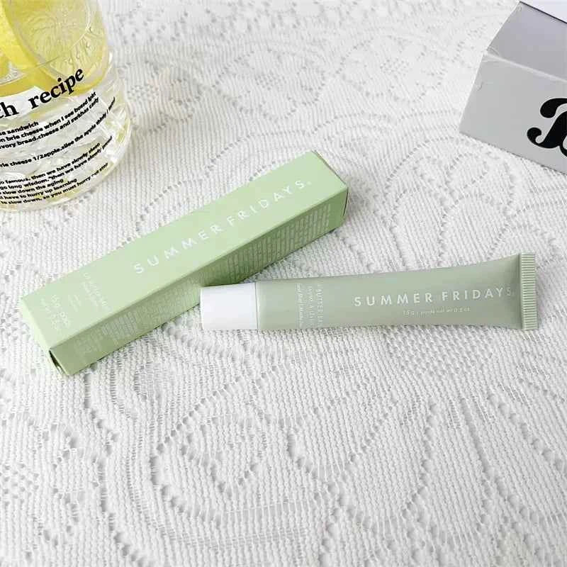 Summer Fridays Lip Oil Moisturizing Lip Gloss Sweet Mint Vanilla Sugar Coffee Cake Cocoa Lipstick Transparent Makeup Suit Care Sweet Mint