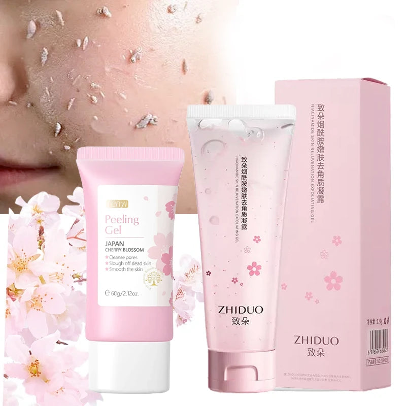 Face Deep Cleaning Exfoliating Gel Skin Care Whitening Moisturizer Repair Facial Scrub Skin Care 60g Aurora Glow Avenue - 