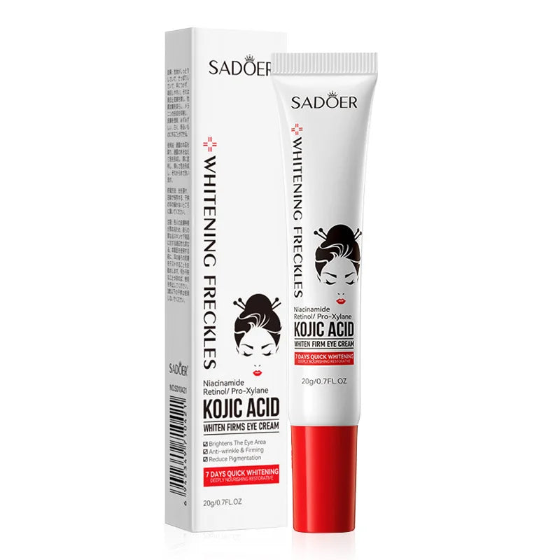 SADOER Kojic Acid Retinol Eye Cream Anti Dark Circles Remove Eye Bags Moisturizing Firming Beauty Eyes Skin Care Products ...