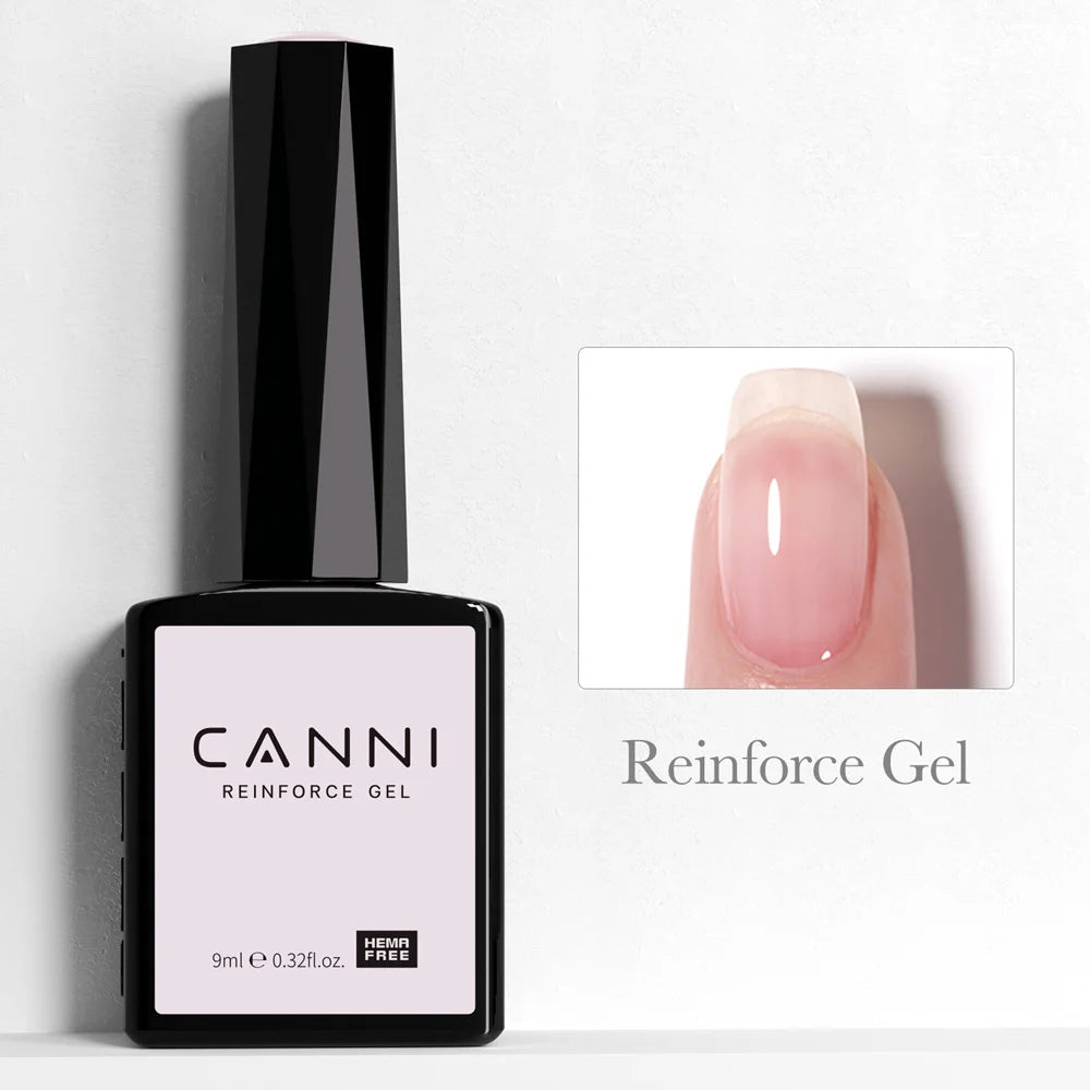 #8013 CANNI Nail Gel Polish Hema Free Super Glossy Glitter Cat Eye Gel Diamond Top Coat Semi Permanent Soak Off UV LED Varnish Aurora Glow Avenue