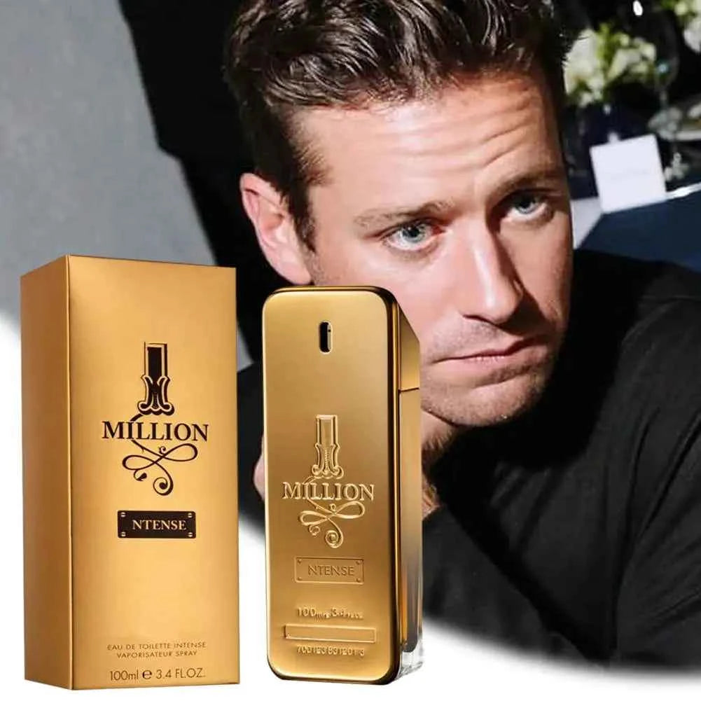 Men's Perfume Million Gold Bricks Long-lasting Retain Fragrance Wood Fragrance For Dating/meeting Perfume For Men - 