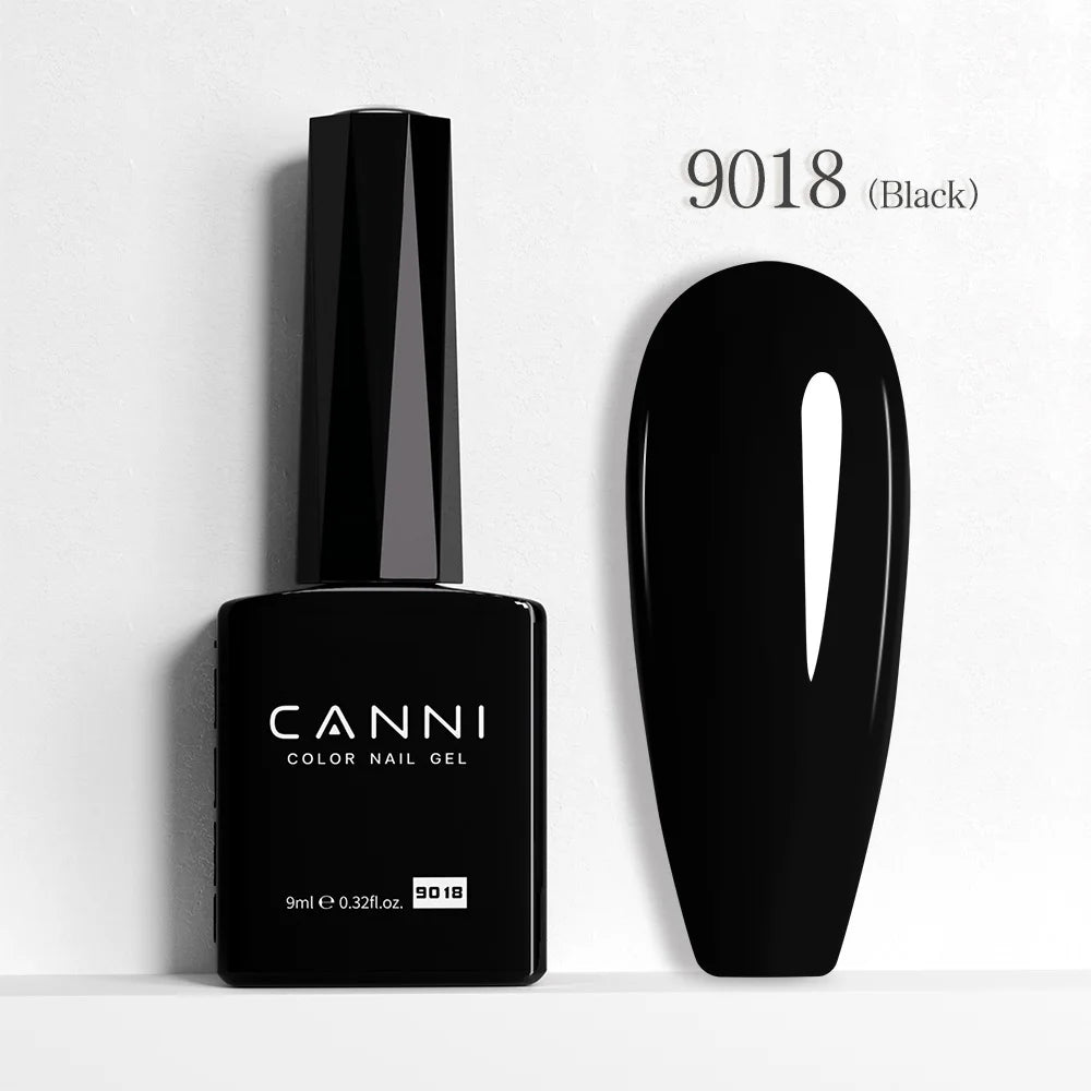 #8013 CANNI Nail Gel Polish Hema Free Super Glossy Glitter Cat Eye Gel Diamond Top Coat Semi Permanent Soak Off UV LED Varnish Aurora Glow Avenue
