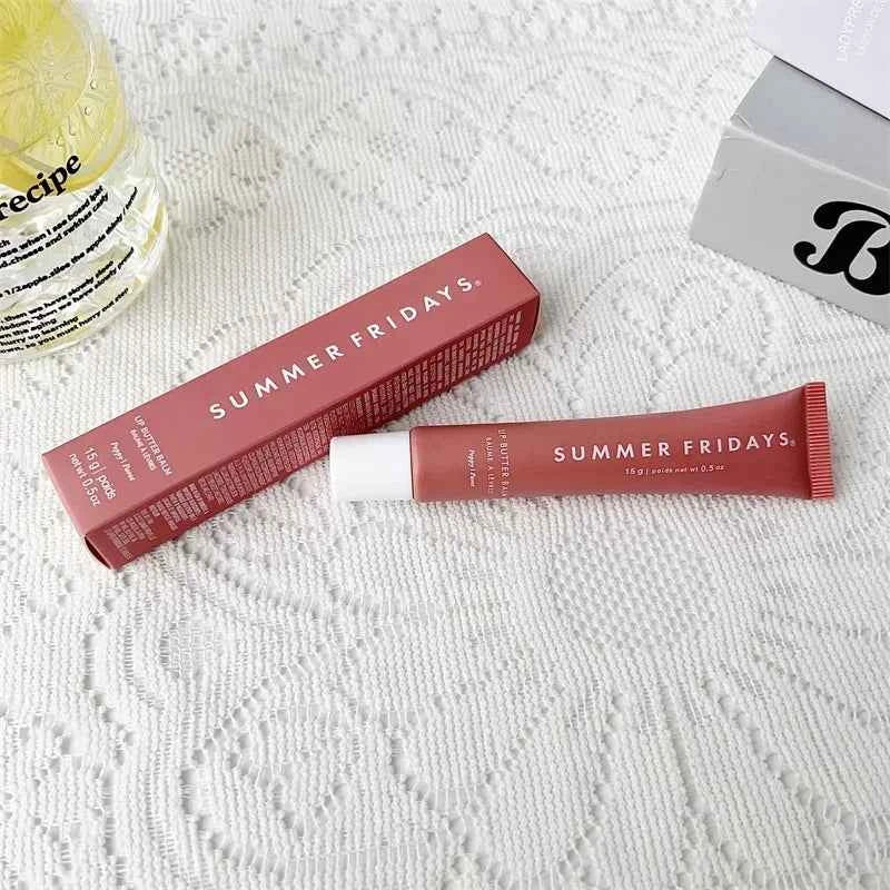 Summer Fridays Lip Oil Moisturizing Lip Gloss Sweet Mint Vanilla Sugar Coffee Cake Cocoa Lipstick Transparent Makeup Suit ...