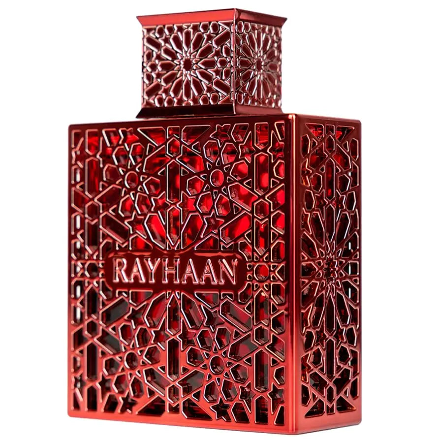 RAYHAAN Crimson Eau De Parfum Spray, 3.4 Ounce (Unisex) Aurora Glow Avenue