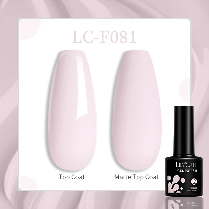 LILYCUTE 129 Colors 7ML Nail Gel Polish Nail Supplies Vernis Semi Permanent Nail Art Manicure Soak Off LED UV Gel Nail Var...