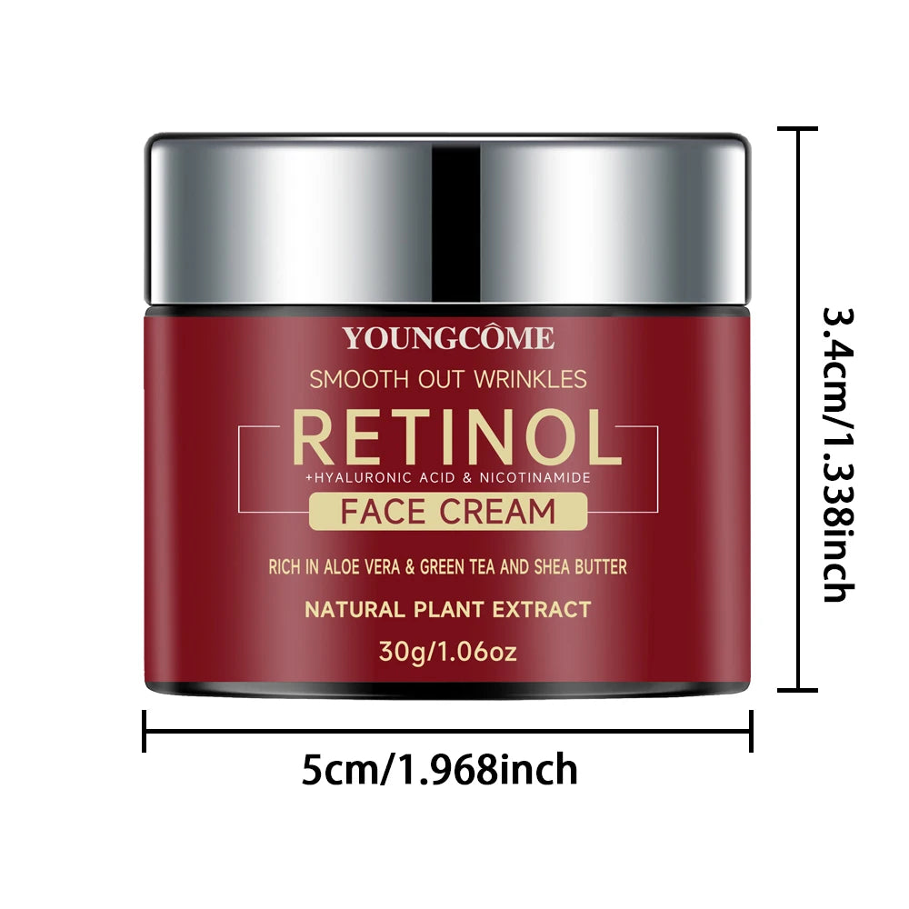 Retinol Lifting Firming Cream Repairing Moisturizing Nourishing Cream Brightening Skin Facial Cream Anti-Aging Face Skin C...
