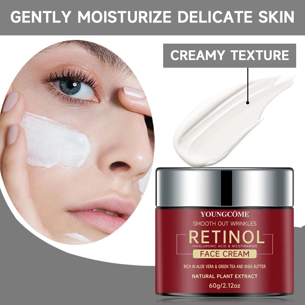 Retinol Lifting Firming Cream Repairing Moisturizing Nourishing Cream Brightening Skin Facial Cream Anti-Aging Face Skin C...