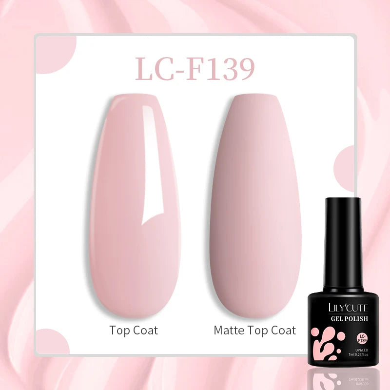 LILYCUTE 129 Colors 7ML Nail Gel Polish Nail Supplies Vernis Semi Permanent Nail Art Manicure Soak Off LED UV Gel Nail Var...