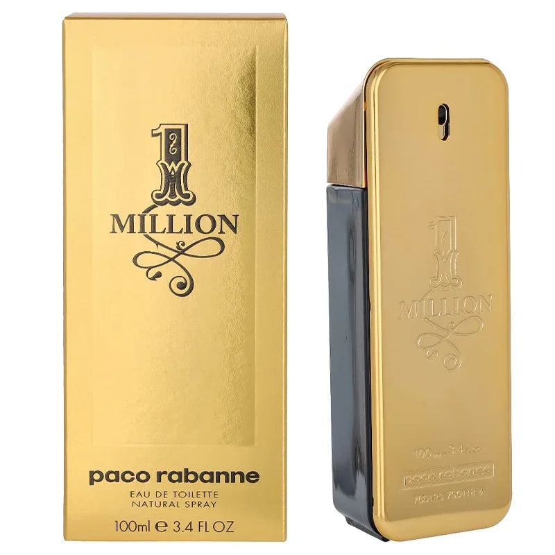 1 Million By Paco Rabanne For Men's Eau De Toilette TESTER 3.4 fl oz 100 ml Men's Cologne New in Box USA Aurora Glow Avenue