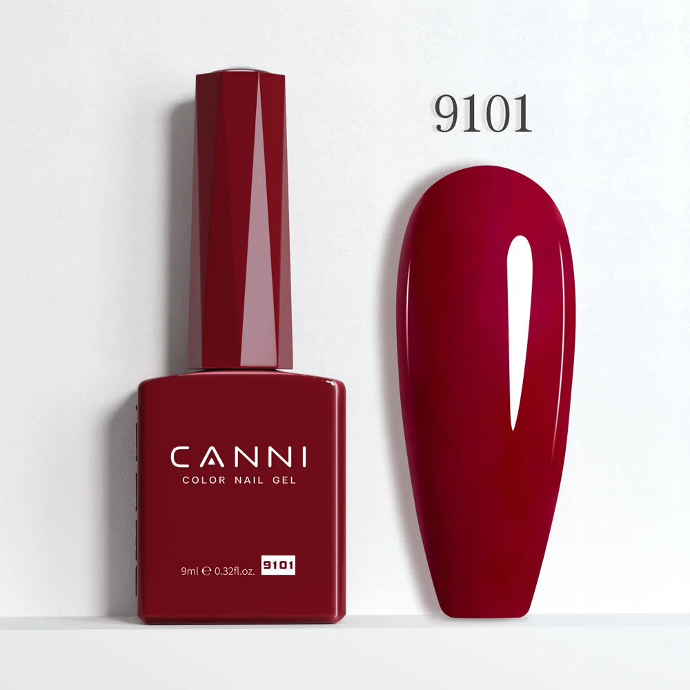 #8013 CANNI Nail Gel Polish Hema Free Super Glossy Glitter Cat Eye Gel Diamond Top Coat Semi Permanent Soak Off UV LED Varnish Aurora Glow Avenue