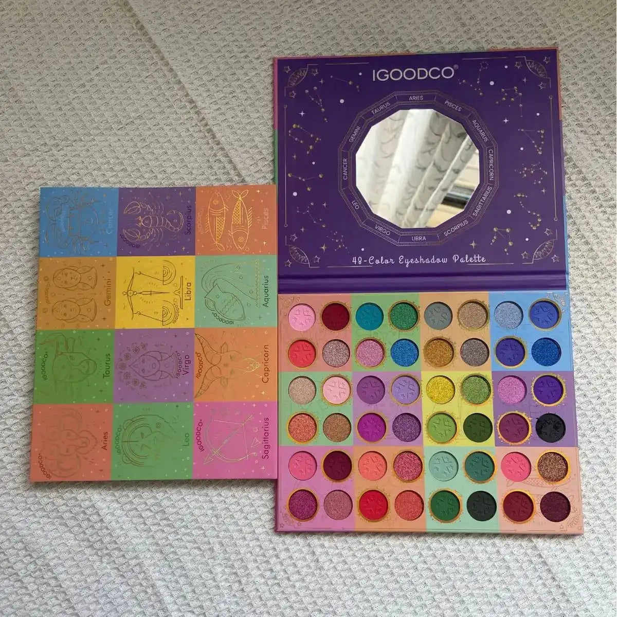 Boutique 96 Colors Eye Shadow Plate Shimmer Matte Sequin Eyeshadow Colorful Stage Ball Dedicated Neon Eyeshadow Palette Be...