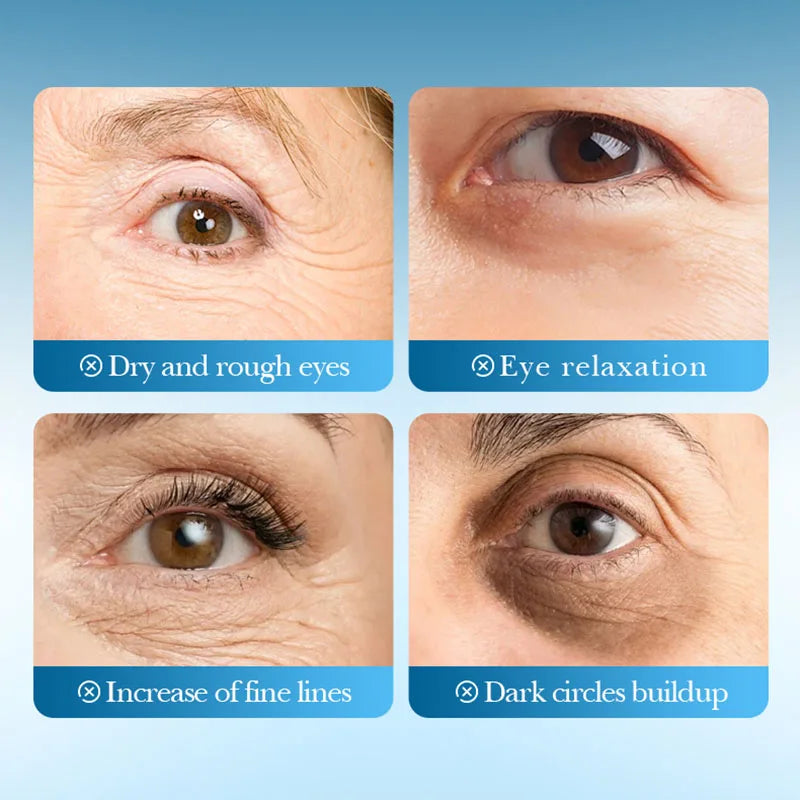 80pcs SADOER Seaweed Crystal collagen Eye Mask Anti Dark Circles Moisturizing Anti-aging Anti Wrinkles Eye Patches Gel Mas...