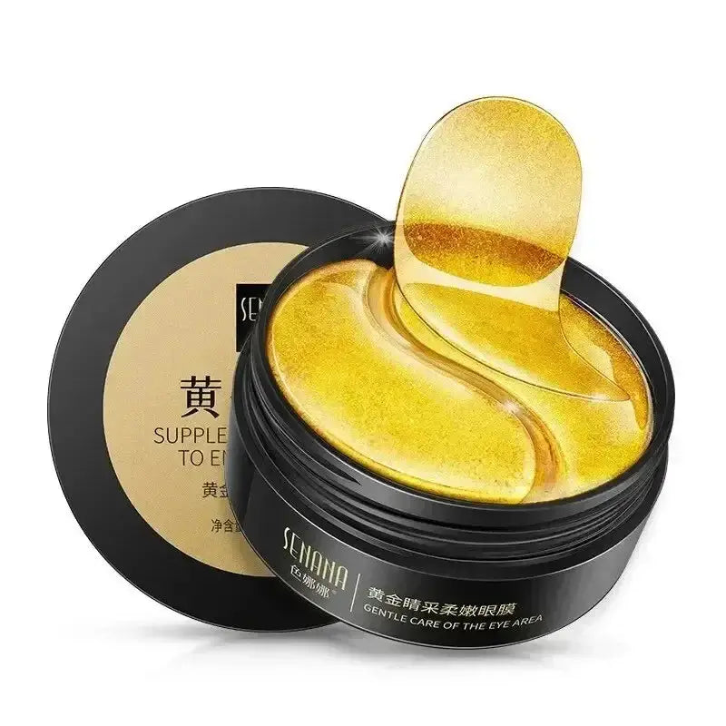 Gold and Seaweed Eye Mask Provides Long-lasting Hydration Locks in Moisture Nourishes and Softens The Skin Eliminating Puf...