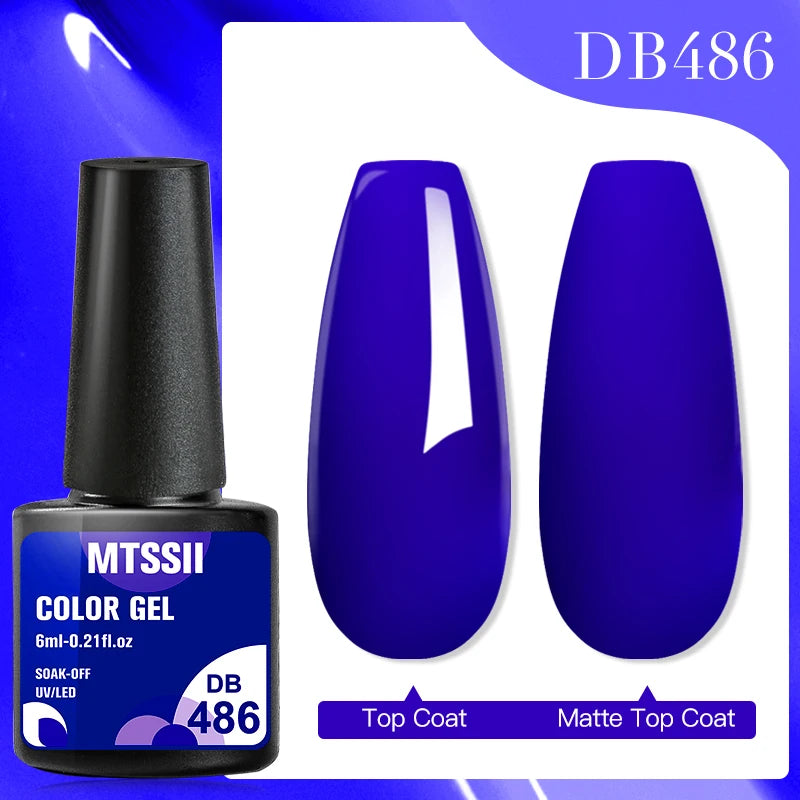 Mtssii 7ml Red Glitter Gel Nail Polish Sequins Shiny Manicure Semi Permanent Base Top Coat Soak Off LED UV Nail Art Gel Varnish Q49695