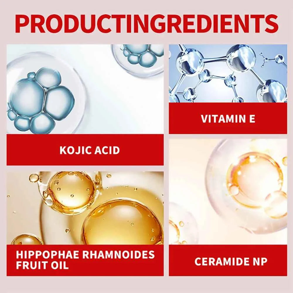 SUYARUN Kojic Acid Serum & Cream Bundle - Brightening Set for Dark Spots, Acne Scars, Anti-Aging | 2-in-1 Skincare Combo. - 