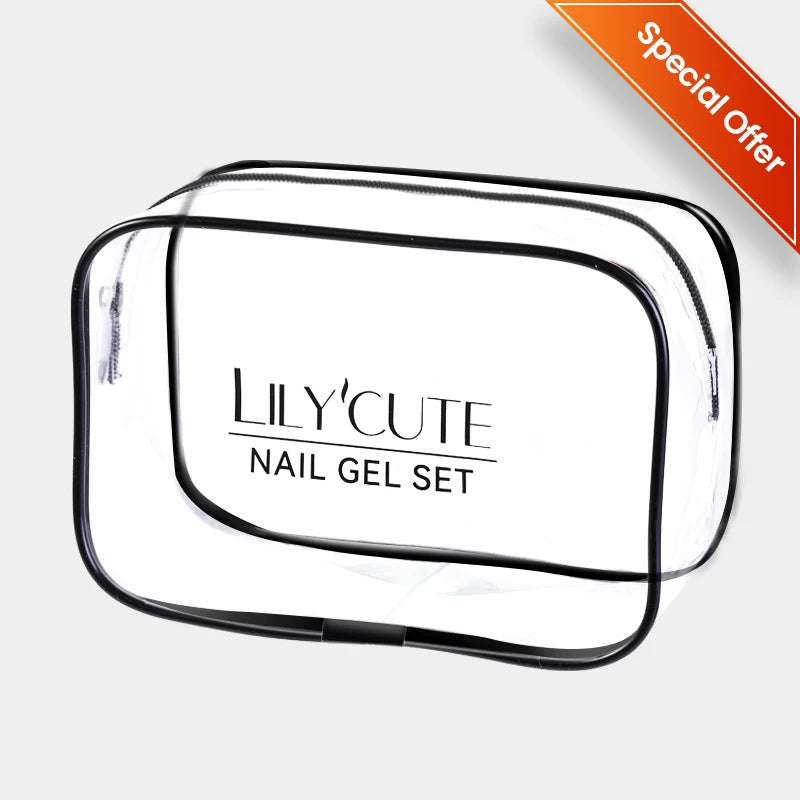 LILYCUTE 7ML Colorful Gel Nail Polish 129 Colors Long Lasting For Manicure Semi Permanent Base Top Coat Nail Art UV Gel Va...