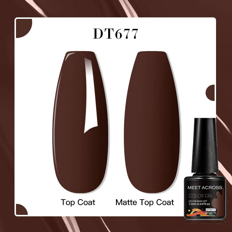 MEET ACROSS 7ml Porcelain White Cat Eye Gel Polish Holographic Glitter Magnetic Galactic Effect Gel Nail Polish Soak Off UV Gel Q57460-77