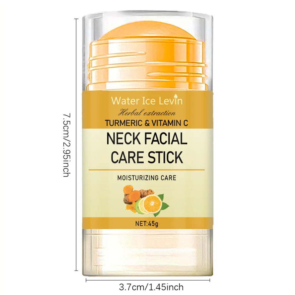 Turmeric&Vitamin C Neck Facia  Care Wrinkle Lines Lifting Whitening Tighten Double Chin Anti-age Rejuvenation Skin Care Pr...