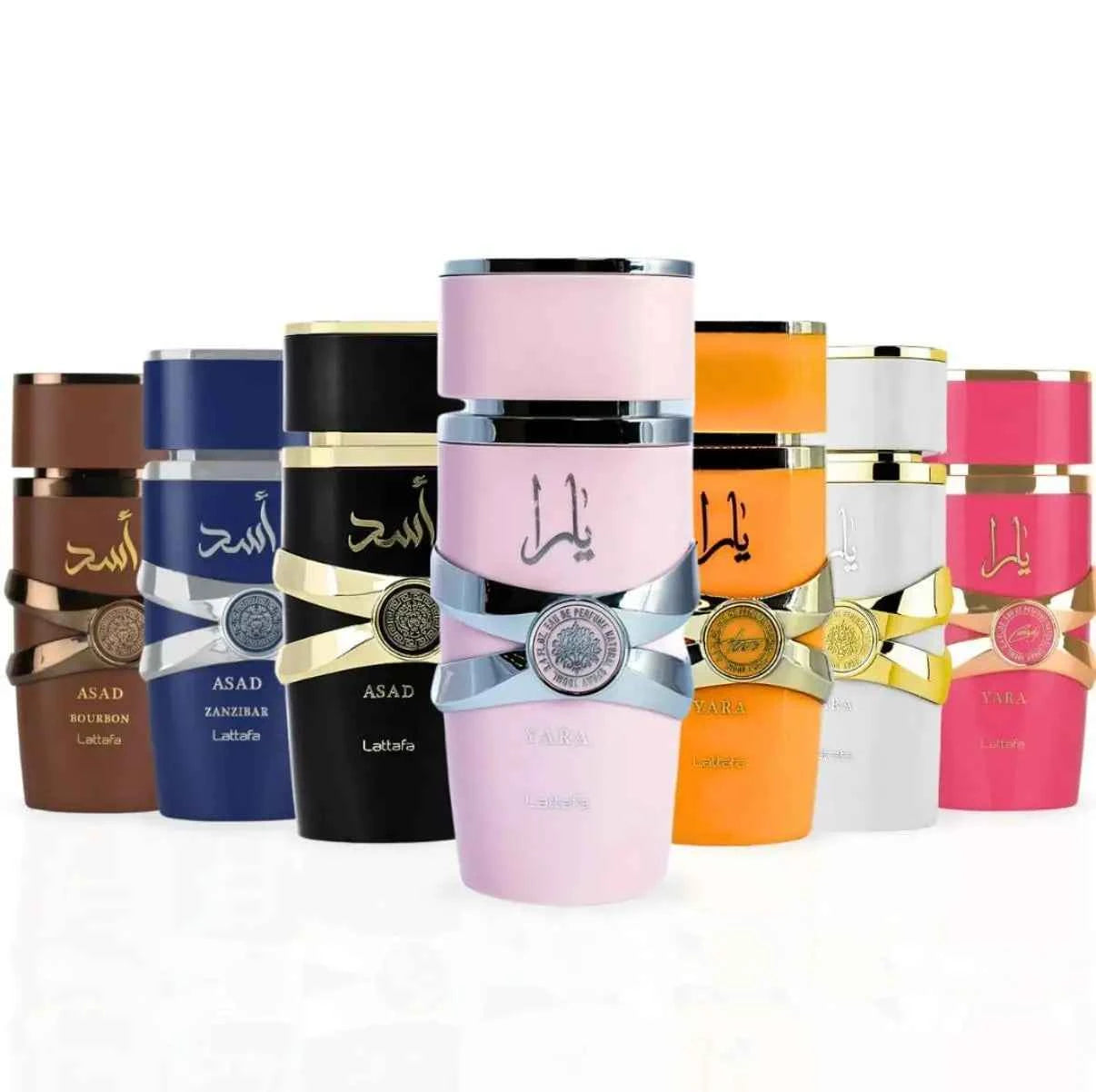 New Yara Full Range Perfume Spray, Unisex (3.4 oz Pink Yara, Yara Moi, Yara Dos, Yara Candy, Assad Zanzibar, Assad Bourbon...