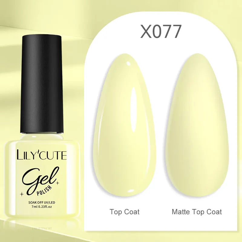 LILYCUTE 7ML Neon Reflective Glitter Gel Nail Polish Soak Off Super Shining Champagne Gold UV Gel Polish For Nail Art Mani...