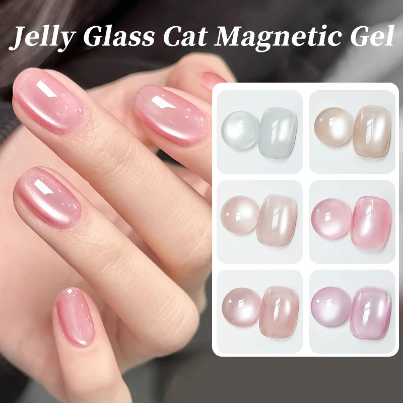 UR SUGAR 15ml Water Cat Magnetic Gel Nail Polish Ultra Glass Colorful Semi Permanent Soak Off UV Gel Nail Art Manicure Varnishes