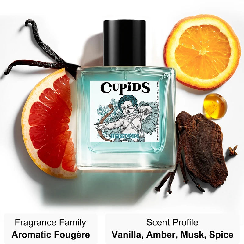 Cupid Perfume Long-lasting Fragrance Neutral Pheromone Floral Fruity Fragrance Cologne Attract Opposite Sex Charm Dating p...