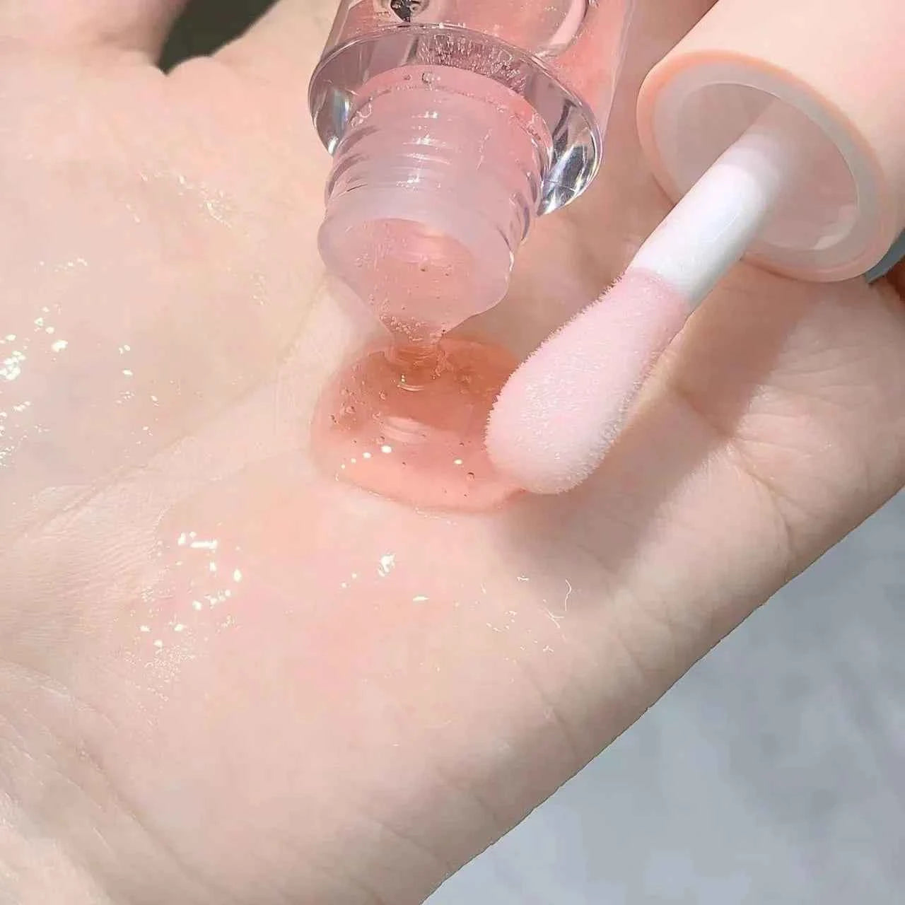 Transparent Water Gloss Jasmine Lemon Green Lip Oil Lasting Moisturizing Honey Lip Gloss Fading Lip Lines Lips Care Essenc...