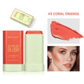 High Color Rotating Blush Cream Tinted Moisture Stick Naturally Long-lasting Moisturizing Waterproof Non-Removing Orange Blush 3