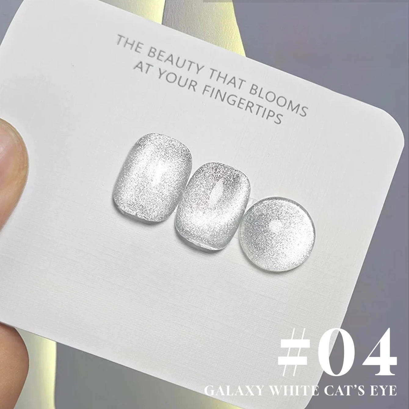 MIANEL 1-6pcs 12ML Christmas Nails Galaxy White Glass Bead Cat Eye Gel Nail Polish Super White Nails Nail Art Nail Supplies yinghebai04