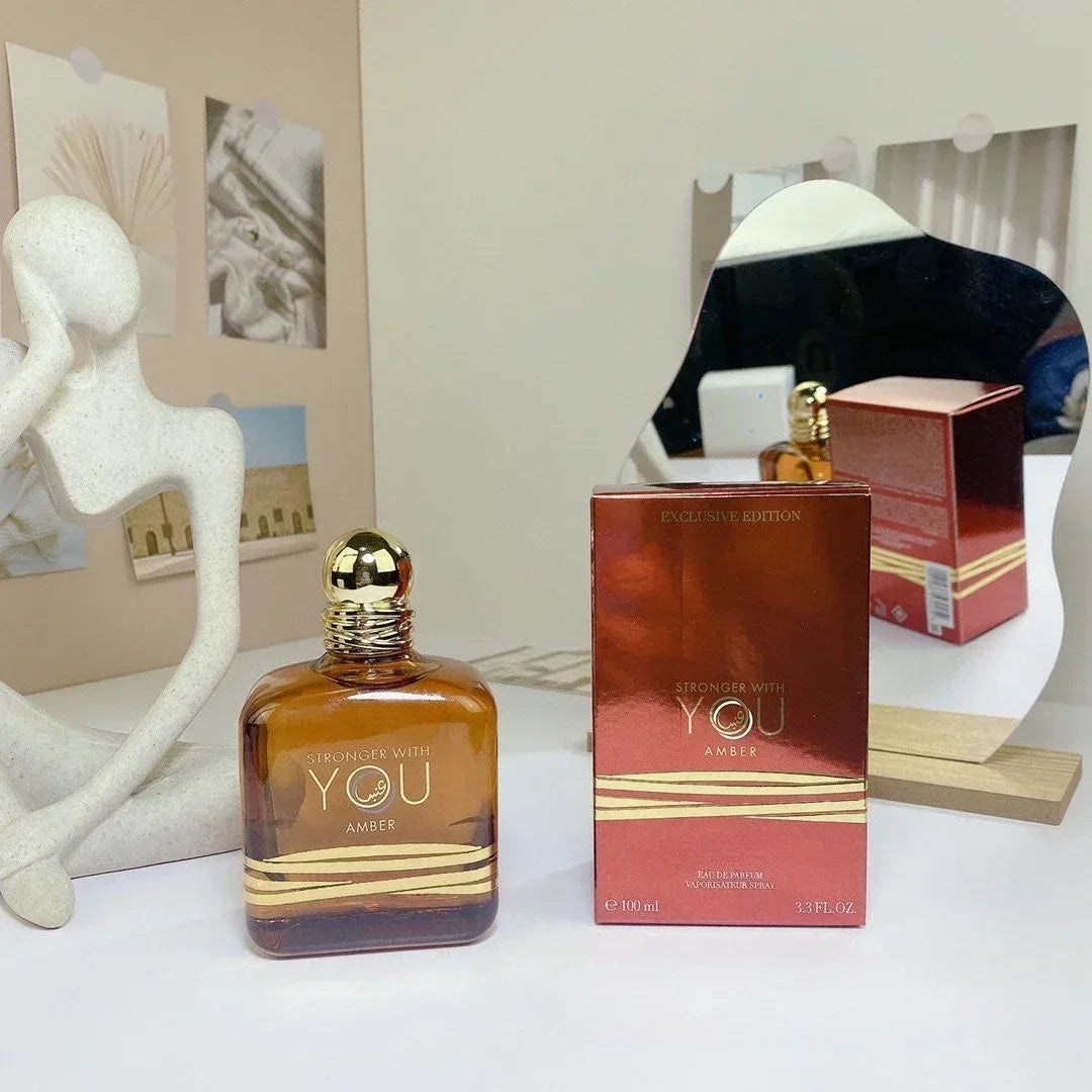 100ML Brand Perfume with a woody scent simple and high-end long-lasting fragrance showcasing men's charm suitable for daily use AmberEdition -100ML