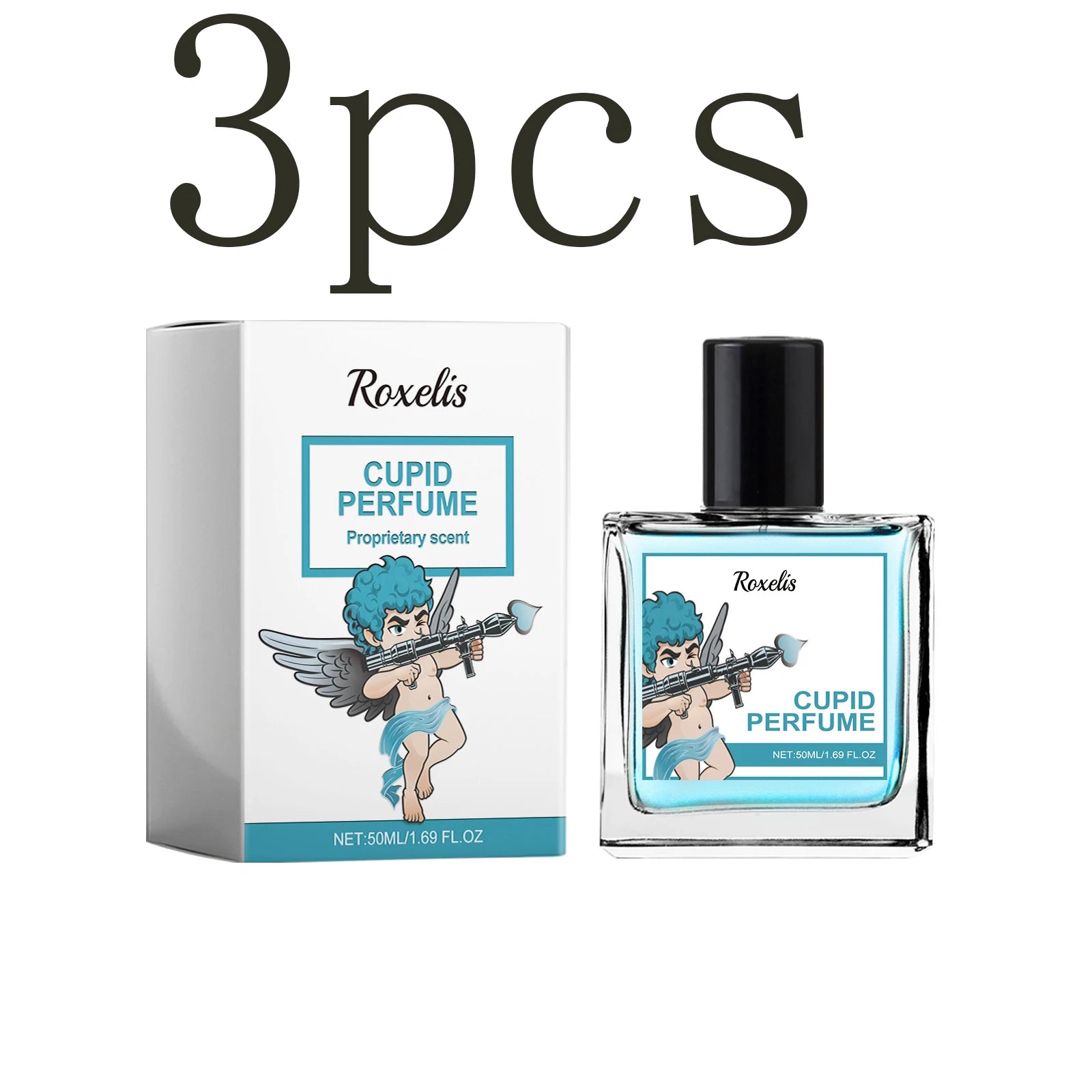 Cupid Cologne Perfume Spray - Mild & Delicate Fragrance, Long-Lasting, Pocket-Size Portable for Couples' Dates Aurora Glow...